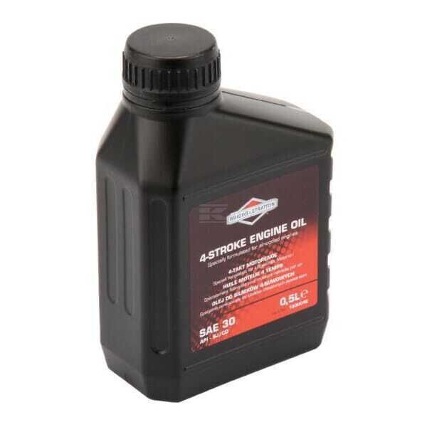 Motorolie 0,5 liter, mineraal, SAE 30W - Briggs & Stratton