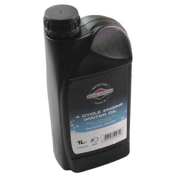 BS Gazonmaaierolie 4-takt Briggs & Stratton - 100007W - Motorolie 1L synthetisch SAE 5W-30 Briggs & Stratton