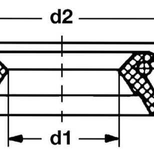 Stiga Oliekeerringen - 1188115000 - Oliekeerring El-motor Stiga