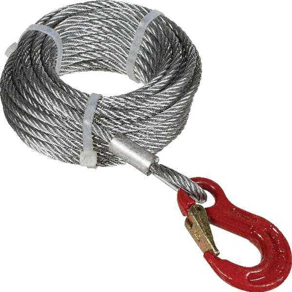 AL-KO Staalkabel voor lier - 1730140 - Kabel 7 mm x 12,5 m