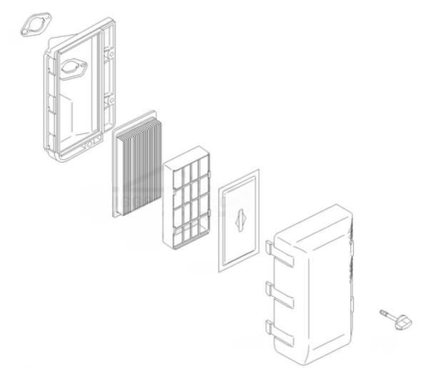 Briggs & Stratton Luchtfilter compleet - 712454 - Luchtfilter