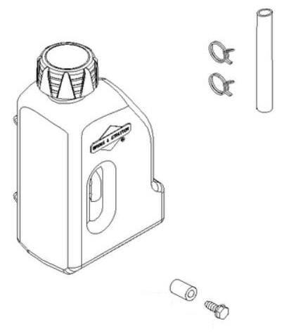 Briggs & Stratton Brandstoftank - 799111 - Benzinetank B&S