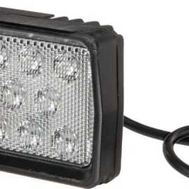 John Deere Werklamp rechthoekige LED - LA10412 - LED werklamp 21W 2600lm, breedstraler rechts