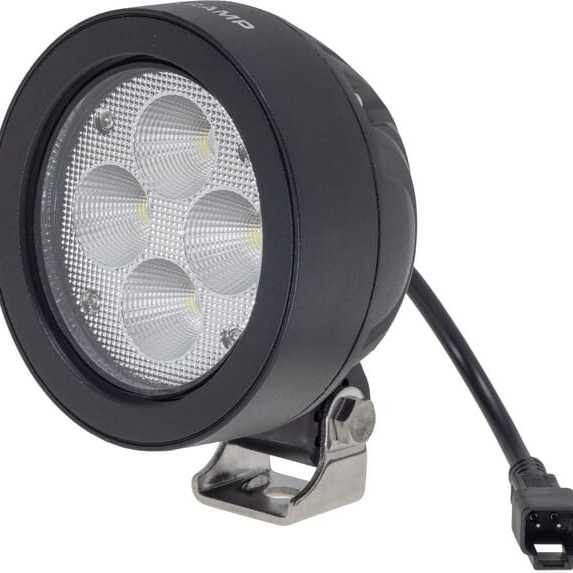 John Deere Werklampen rond LED - LA10416 - LED Werklamp 40 W 4500 lm breedstraler kabelaansluiting