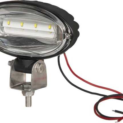 John Deere Werklamp ovaal LED - LA10448 - Werklamp led, 40 W 3.500 lm, ultrabreedstraler