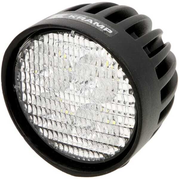 John Deere Werklampen rond LED - LA10551 - Werklamp led, 40 W, 4.000 lm, rond, wit, 10/30 V, 84x126x71,8 mm, AMP stekker, 4 leds