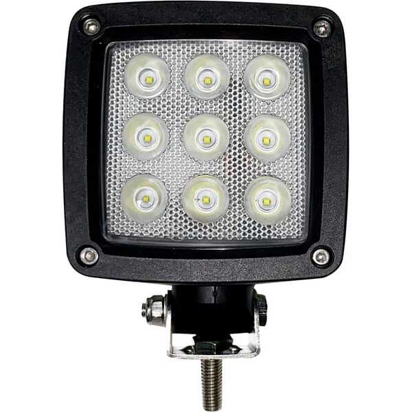 John Deere Werklamp vierkant LED - LA10555 - Werklamp led, 27 W, 3.000 lm, vierkant, wit, 10/30 V, 100 x 100 x 81 mm, Deutsch st