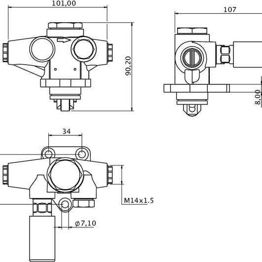 John Deere Brandstofopvoerpomp Kramp - RE10258KR - Brandstofopvoerpomp