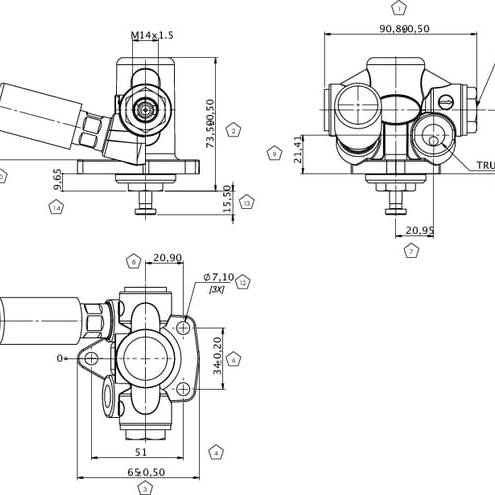 John Deere Brandstofopvoerpomp Kramp - RE46375KR - Brandstofopvoerpomp