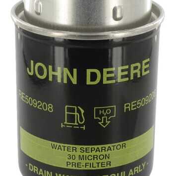 John Deere Brandstoffilter - RE509208 - Voorfilter brandstof,opschroef