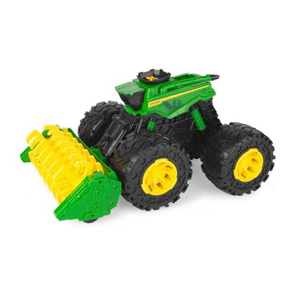 John Deere monster Treads Super scale combine, met licht en geluid - TOM47329 - Super Scale maaidorser