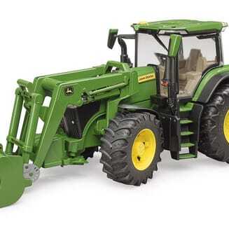 John Deere U03151 7R met frontlader - U03151 - John Deere 7R met frontlader