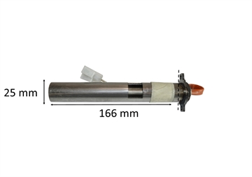 Gloeibougie met holster voor pelletkachels  350w 230v 