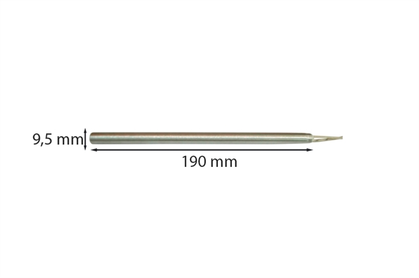 Gloeibougie voor pelletkachels: 9,5 mm x 190 mm 280 Watt 